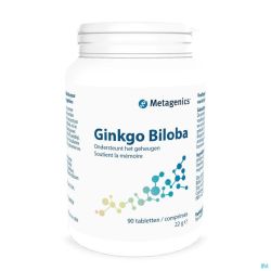 Ginkgo Biloba Tabl 90x60mg 1647 Metagenics