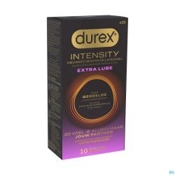 Durex Intensity Preservatifs Extra Lube 10
