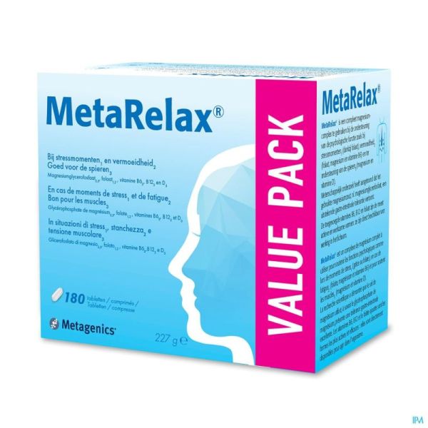 Metarelax Nf Tabl 180 22431 Metagenics
