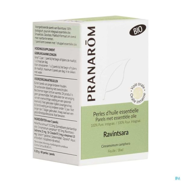 Perles Ravintsara Bio Hle Ess Caps 60 Pranarom