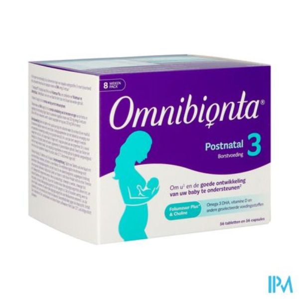 Omnibionta Postnatal 3 Allait.8 Sem Comp 56+gel 56