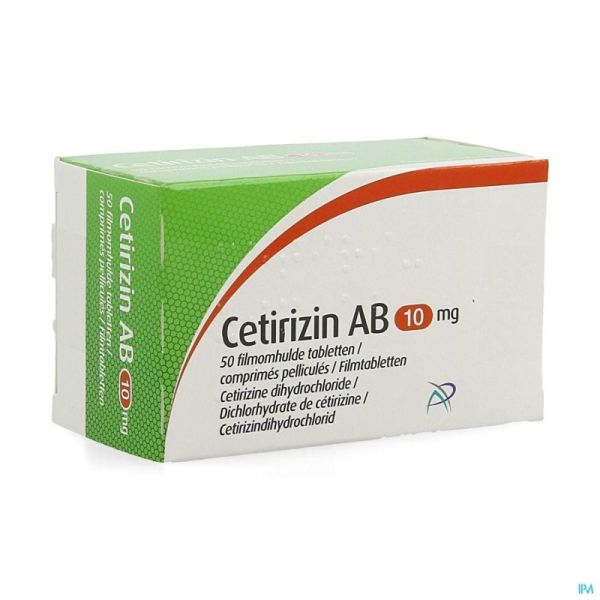 Cetirizin Ab 10mg Comp Pell 50