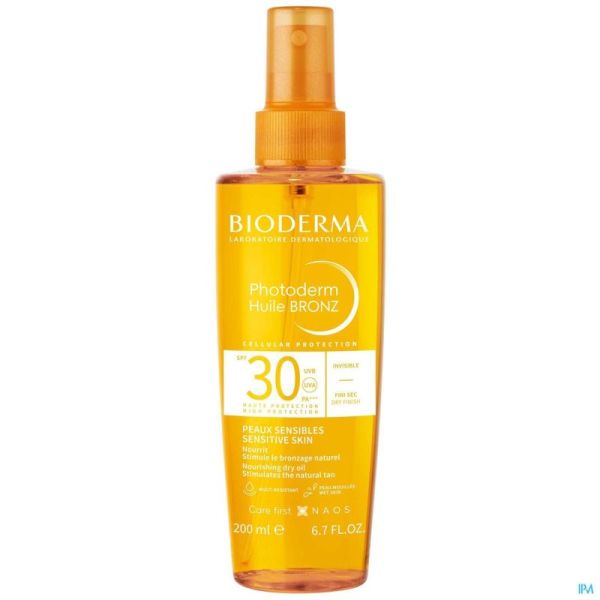 Bioderma Photoderm Bronz Huile seche SPF30 200ml