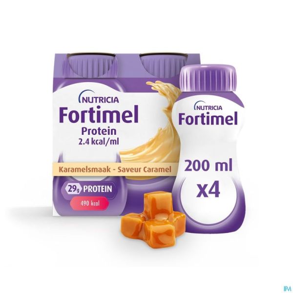Fortimel Protein 2.4kcal Caramel 4x200ml