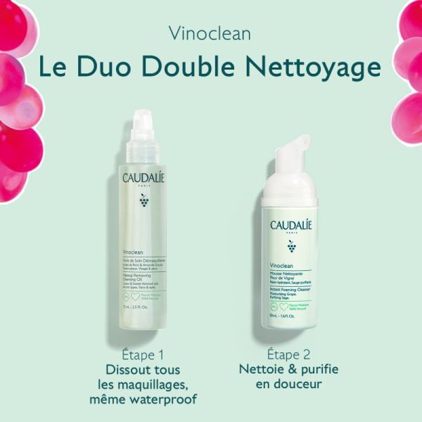 Caudalie Coffret Noel Vinoclean Duo 2025 2 Prod.