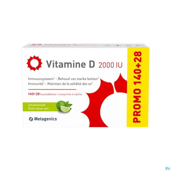 Vitamine D 2000iu Comp Macher 140+28 Metagenics