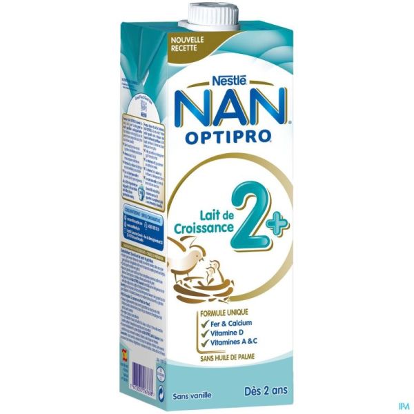 Nan Pro Lait Croissance +2ans Tetrabrick 1l