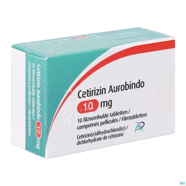Cetirizin Aurobindo 10mg Comp Pell 10