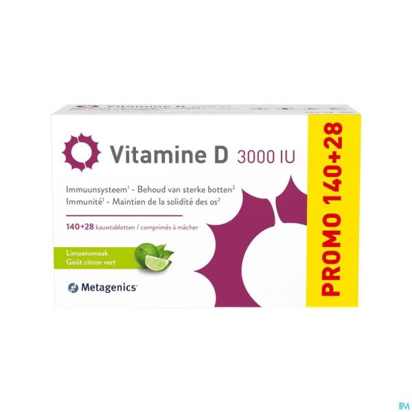 Vitamine D 3000iu Comp Macher 140+28 Metagenics