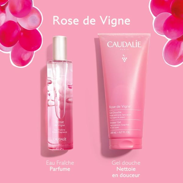 Caudalie Coffret Noel Rose Vigne 2025 2 Prod.