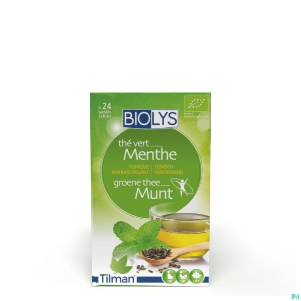 Biolys The Vert Menthe Sach 24
