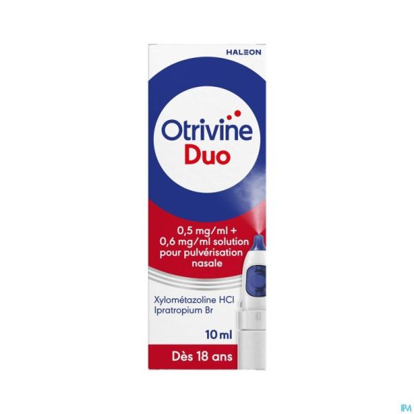 Otrivine Duo 0,5mg/ml+0,6mg/ml Sol Pulv 10ml
